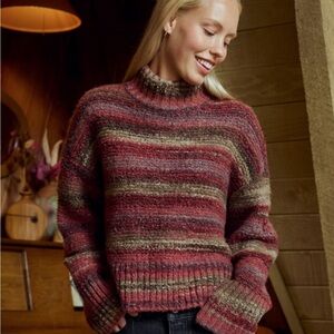 prAna NWT Unbounded Mock Neck Pullover Sweater